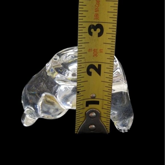 Igor Carl Faberge Panda Bear Paperweight Glass Art Signed 1989 FM Made in France - Picture 13 of 16